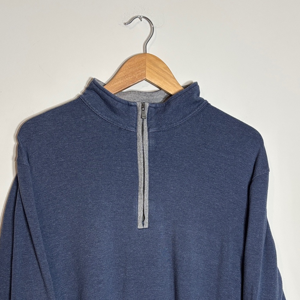 The Normal Brand Quarter Zip Pullover Preppy XL